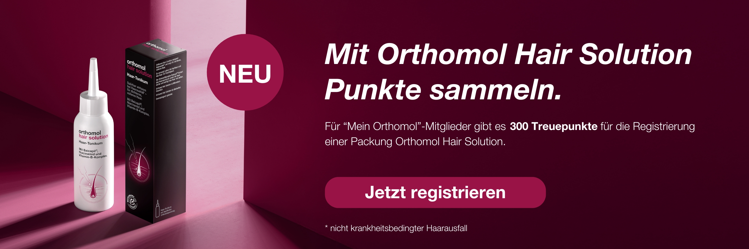Jetzt Registrieren und Treuepunkte sichern