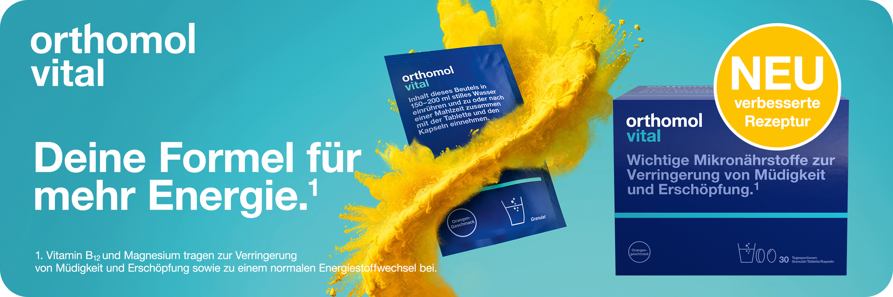 Jetzt das neue orthomol vital entdecken
