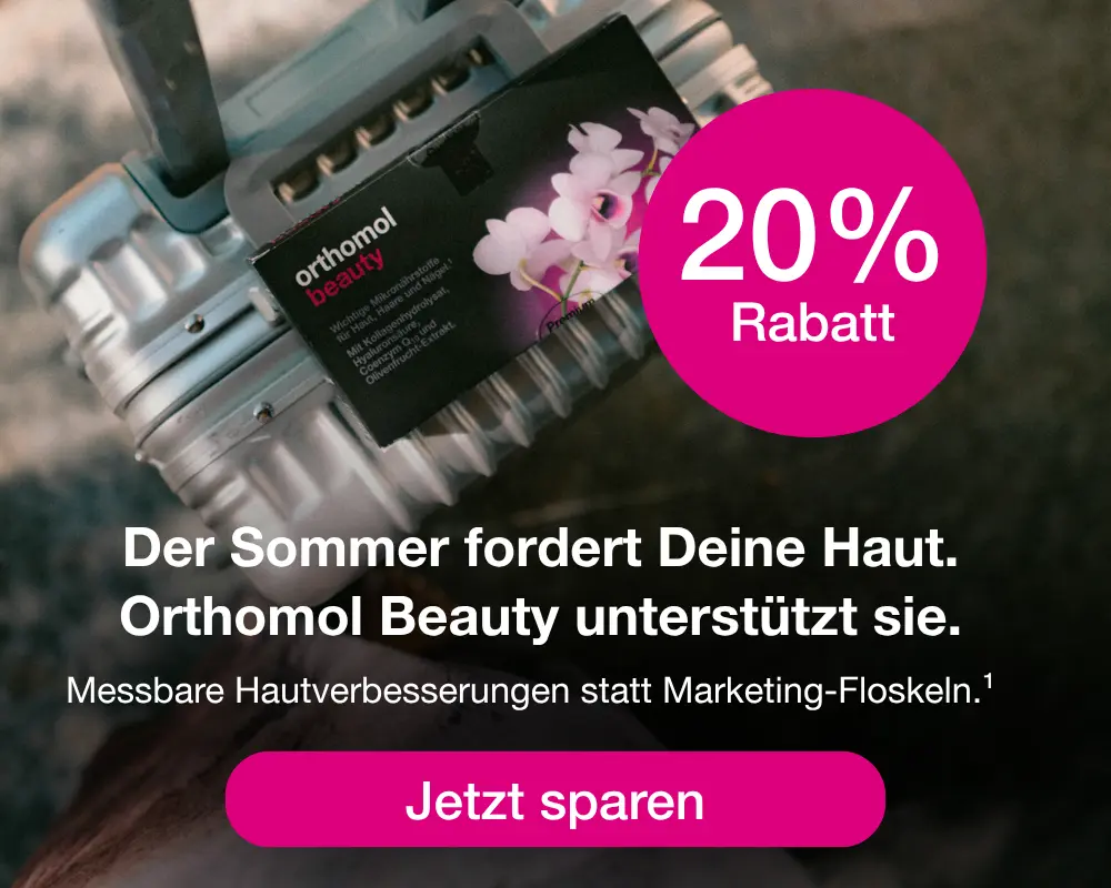 Jetzt 20% auf orthomol beauty sichern