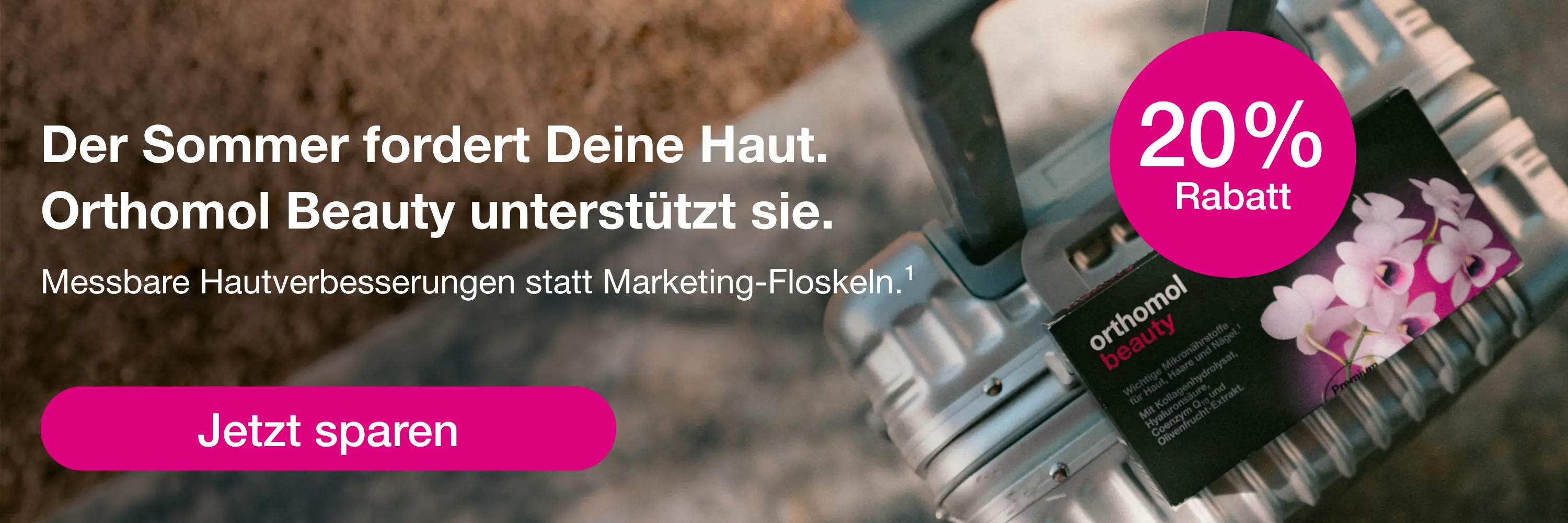 Jetzt 20% auf orthomol beauty sichern